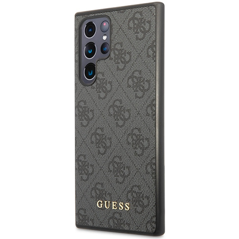 Oryginalne Etui GUESS Hardcase GUHCS24LG4GFGR do Samsung S24 Ultra (Classic logo / czarny)