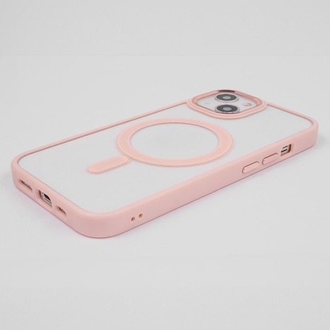 Nakładka Satin Clear Mag do iPhone 15 Pro Max 6,7&quot; różowa