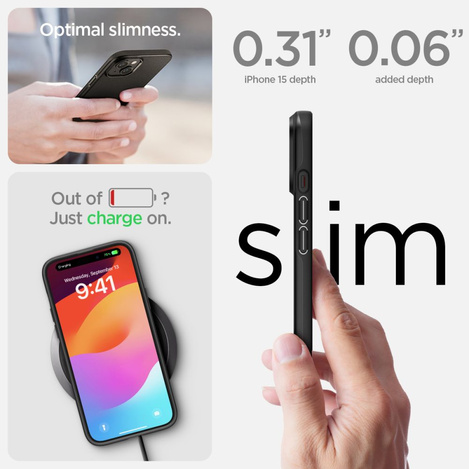 Spigen THIN FIT IPHONE 15 SCHWARZ