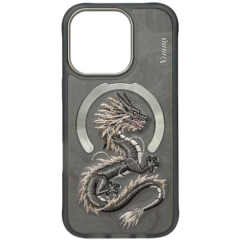 Etui Nimmy Dragon MagSafe do iPhone 16    Pro szary