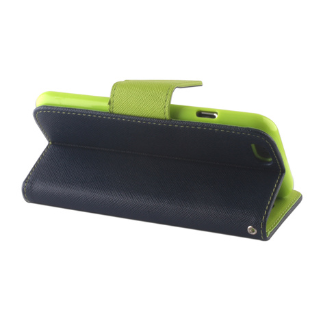 Etui Smart Fancy do Samsung Galaxy S24 granatowo-zielony
