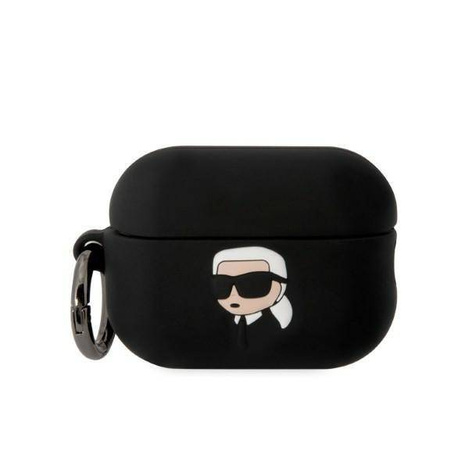 Karl Lagerfeld Silicone NFT Karl Head 3D - Etui AirPods Pro 2 (czarny)