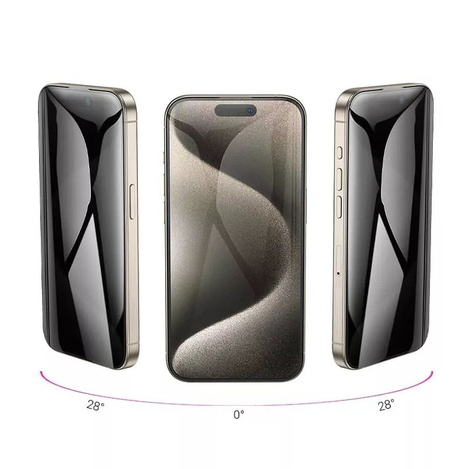 HOCO szkło hartowane 360-degree privacy do IPHONE 15 Plus