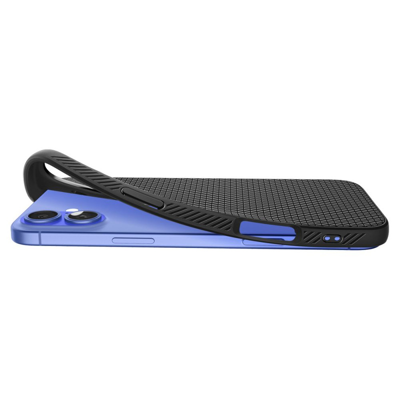 Spigen Liquid Air iPhone 16 Plus czarny/matte black ACS08066