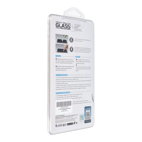 Szkło hartowane X-ONE Full Cover Extra Strong Crystal Clear - do iPhone 15 Pro (full glue) czarny