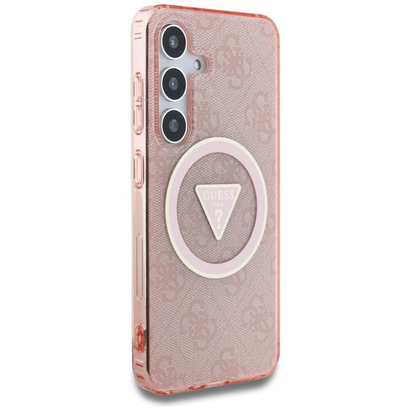 GUESS SAMSUNG S25 GUHMS25SHG4PRTGP TRAINGLE MAGSAFE PINK