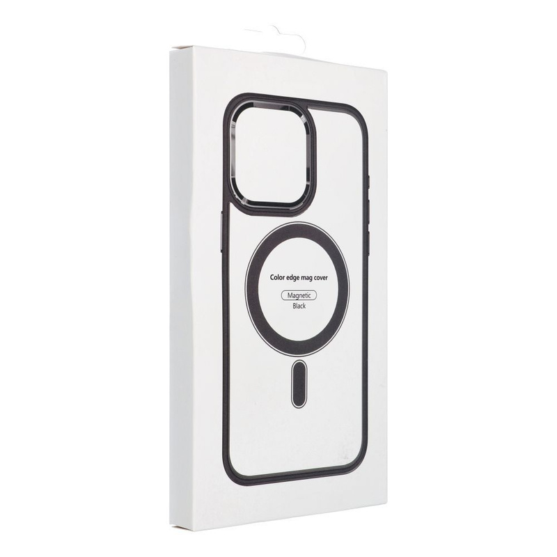 Futerał Color Edge Mag Cover kompatybilny z MagSafe do IPHONE 15 czarny