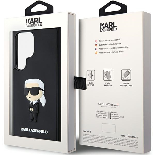KARL LAGERFELD SAM S24 ULTRA RUBBER IKONIK KLHCS24L3DRKINK BLACK