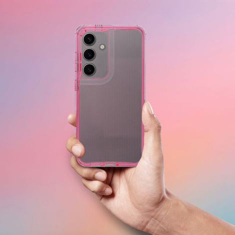 Futerał MATRIX CLEAR do SAMSUNG S25 pudrowy róż