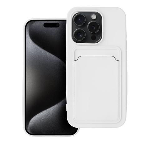 Futerał CARD CASE do IPHONE 15 PRO biały