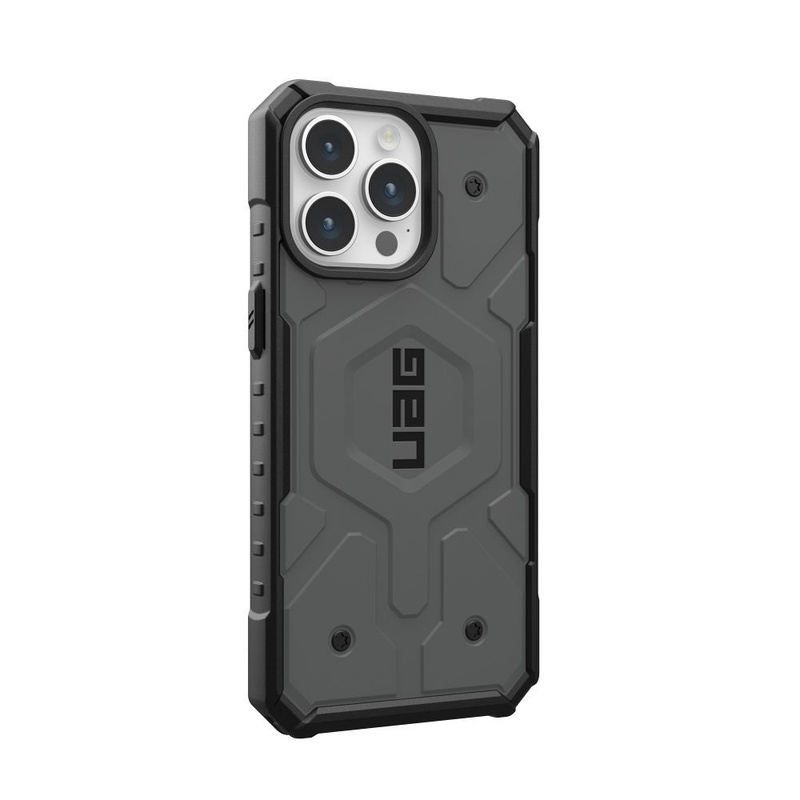 UAG Pathfinder Magsafe - Schutzhülle für iPhone 15 Pro Max (Silber)