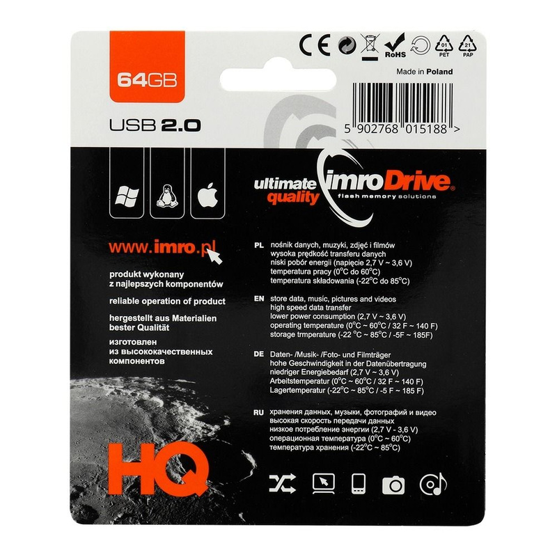 Pamięć Przenośna typu Pendrive Imro Axis 64 GB