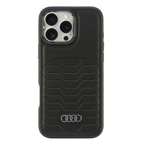 Audi nakładka Synthetic Leather MagSafe do iPhone 16 Pro Max 6.9" czarna