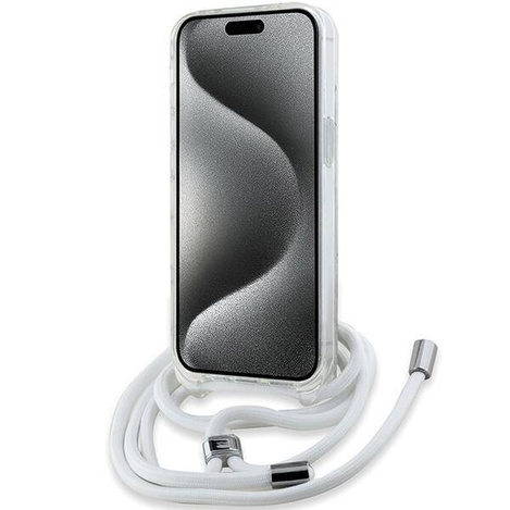 Karl Lagerfeld KLHMP14SHCCHNT iPhone 14 / 13 / 15 6.1" hardcase transparent IML Choupette Head & Cord Magsafe