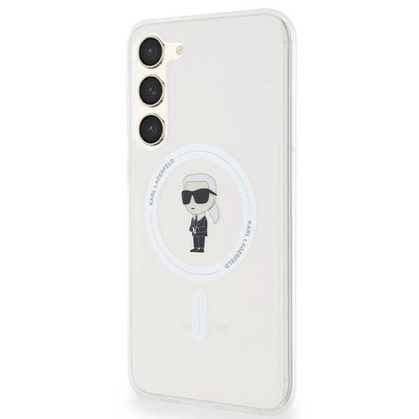 Etui Karl Lagerfeld IML Ikonik MagSafe na Samsung Galaxy S23+ - przezroczyste