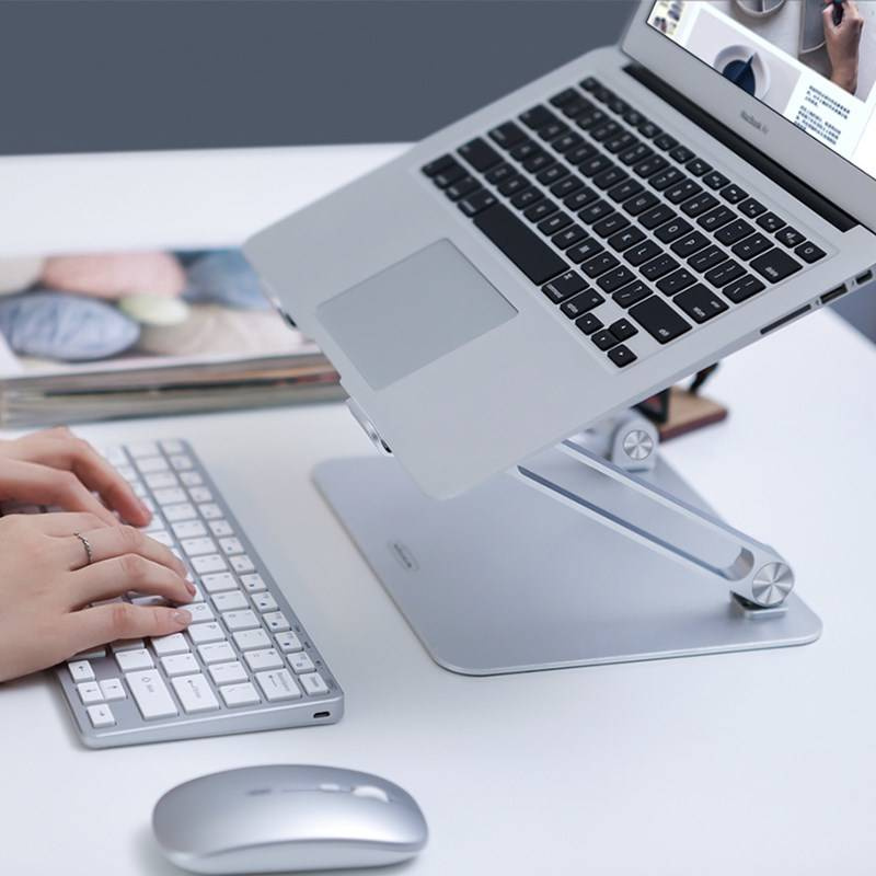 Nillkin ProDesk Adjustable Laptop Stand - Aluminiowa podstawka / stojak pod laptopa (Silver)