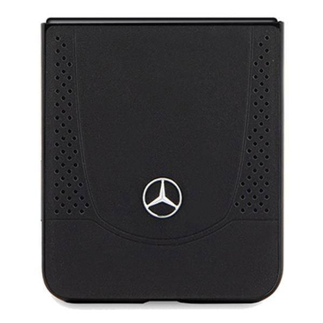 Original Handyhülle SAMSUNG GALAXY Z FLIP 5 Mercedes Hardcase Leather Urban (MEHCZF5ARMBK) schwarz