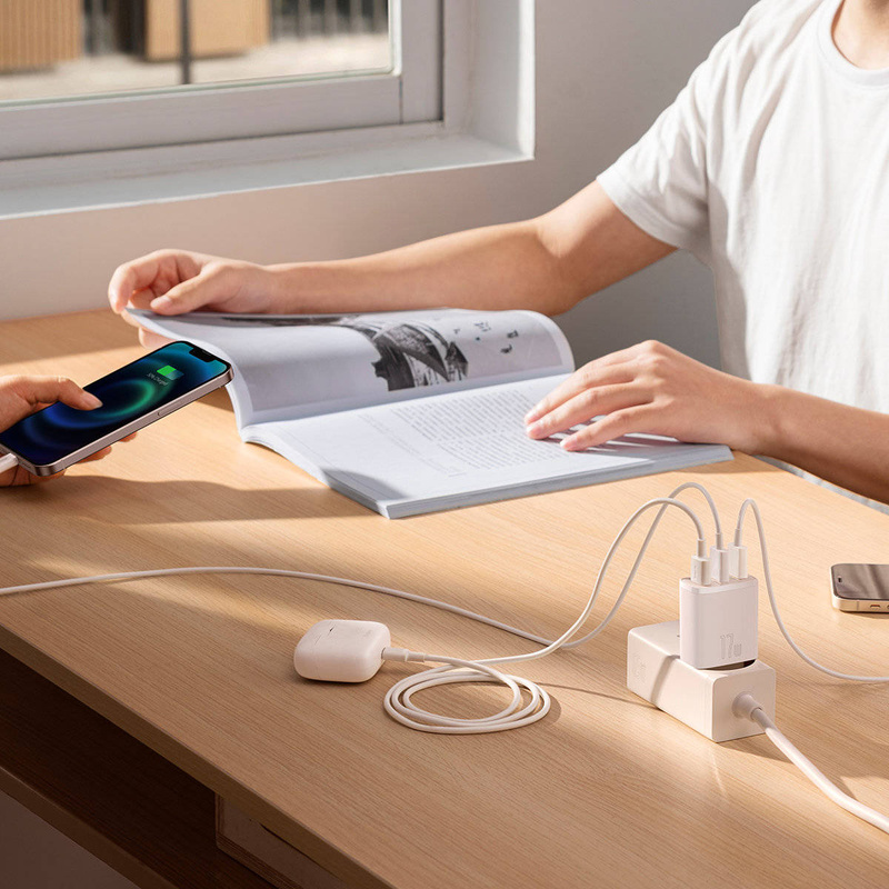 Baseus Compact Charger 3U 17W EU White