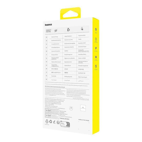 Szkło Hartowane APPLE IPHONE 15 PLUS Baseus Diamond Glass Prywatyzujace