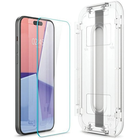 SPIGEN GLAS.TR EZ FIT IPHONE 15 PLUS CLEAR 2-PACK