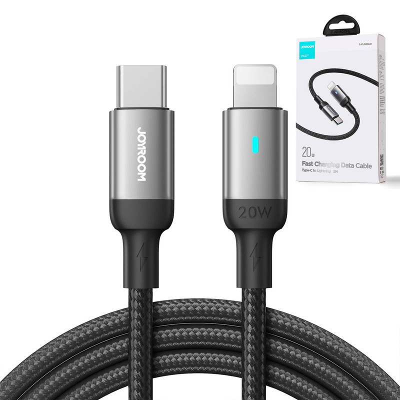 Joyroom Kabel USB C - Lightning 20W A10 Serie 1,2 m schwarz (S-CL020A10)