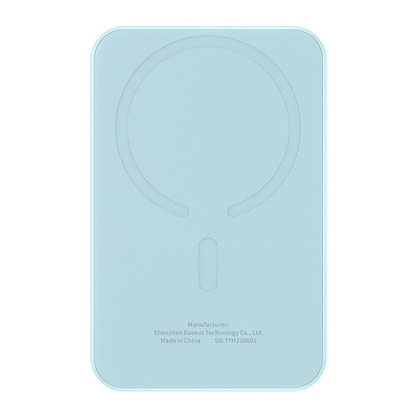 Magnetyczny mini powerbank Baseus 5000mAh 20W (niebieski)