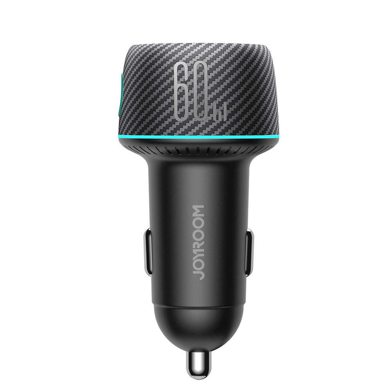 Ładowarka samochodowa 60W USB-C USB-A Joyroom JR-CCN01 | czarna