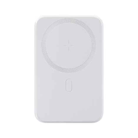 Joyroom Power Bank 10000mAh 20W Power Delivery Quick Charge Magnetic Qi 15W Wireless Charger for iPhone Compatible with MagSafe White (JR-W020 white)