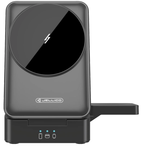 JELLICO wireless charger 3in1 W25 15W Black