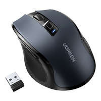 Ugreen optical wireless mouse USB 2.4GHz / Bluetooth 5.0 4000 DPI black (MU006)