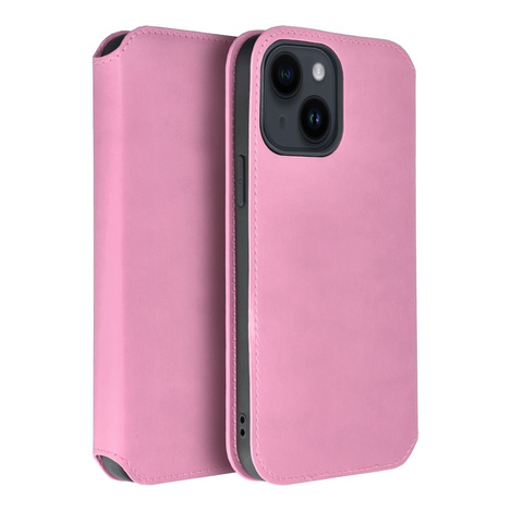 Kabura DUAL POCKET Book do SAMSUNG S25 Plus jasny różowy