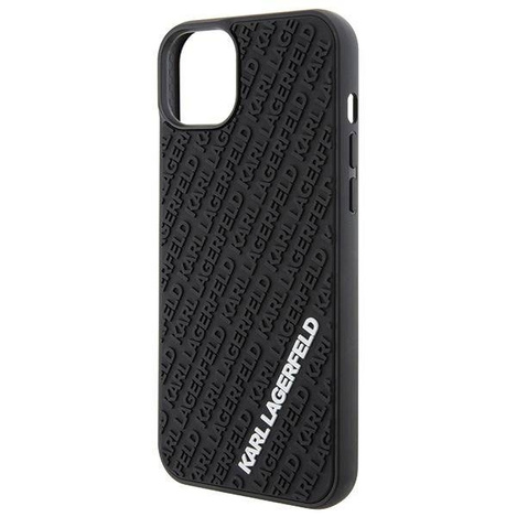 Karl Lagerfeld nakładka do iPhone 15 Plus 6,7" KLHCP15M3DMKRLK czarna HC 3D Multi Logo