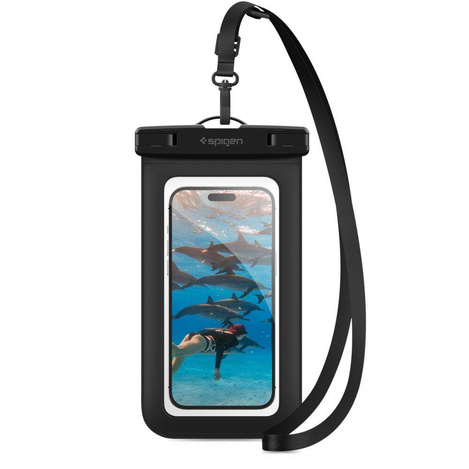 Spigen A601 UNIVERSAL WATERPROOF CASE BLACK