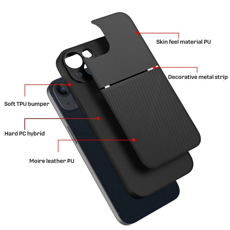Futerał NOBLE do IPHONE 13 MINI czarny