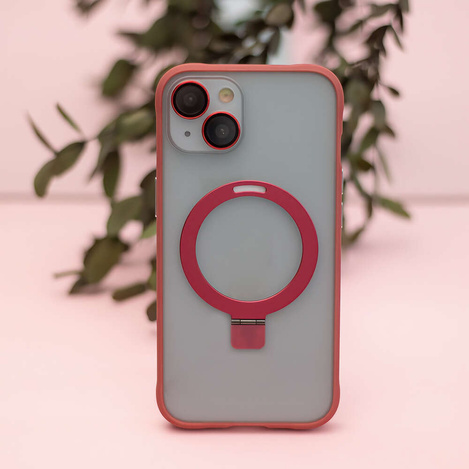 Nakładka Mag Ring do iPhone 14 Pro 6,1" czerwony