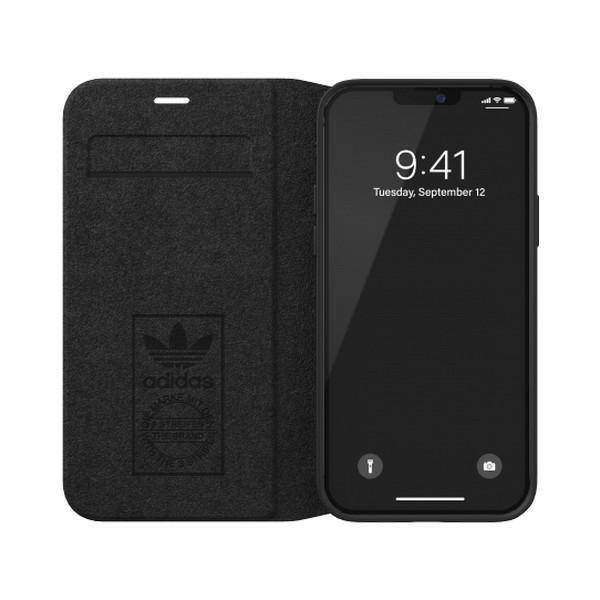 Adidas OR Booklet Case PU iPhone 12/12 Pro 6.1 &quot;white black / white black 42248