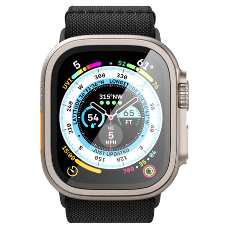 GEHÄRTETES GLAS Spigen GLAS.TR SLIM PRO Apple Watch ULTRA (49 MM) TITAN
