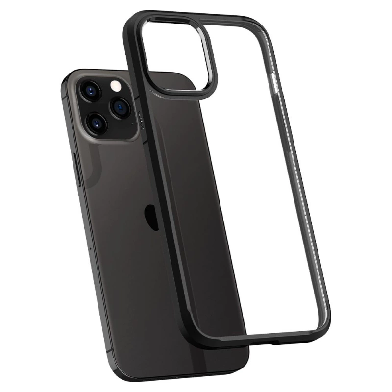 Etui IPHONE 12 / 12 PRO Spigen Ultra Hybrid Matte czarne