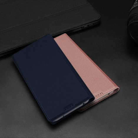 Dux Ducis Skin Pro Case for Xiaomi Redmi Note 12 Flip Card Wallet Stand Blue