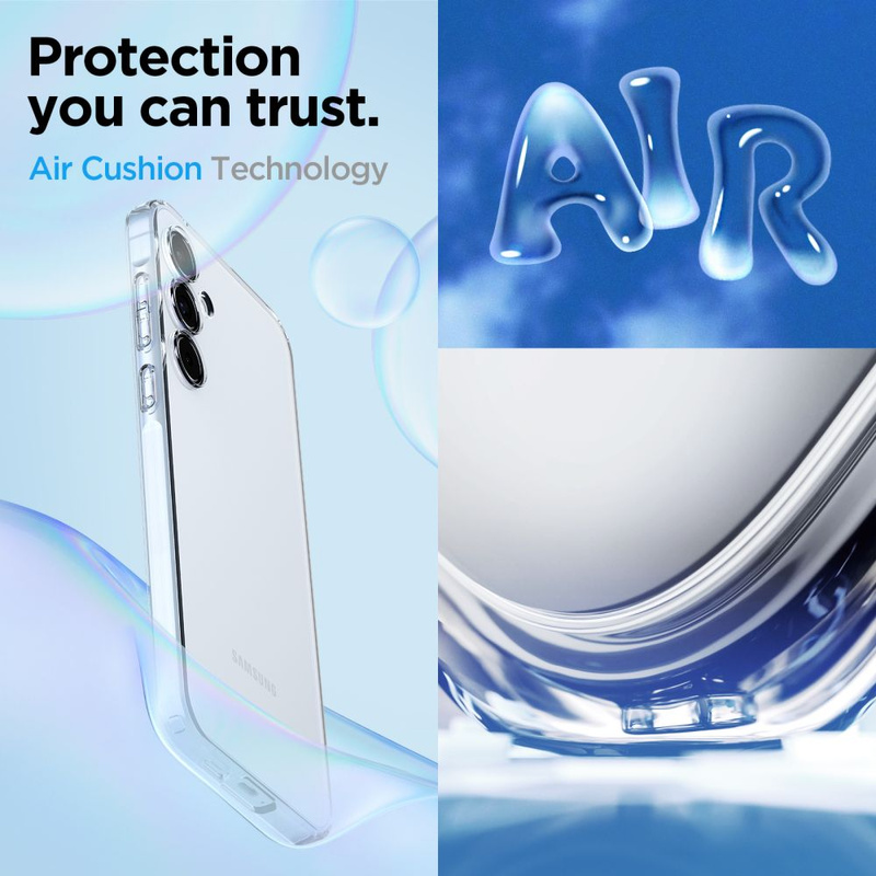 Etui SAMSUNG GALAXY A55 5G Spigen Liquid Crystal transparentne