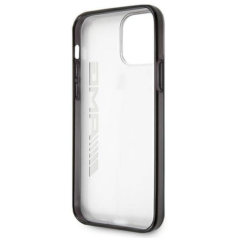 Etui IPHONE 12 PRO MAX Mercedes AMG Hardcase Metallic Painted (AMHCP12LAESLBK) transparentne