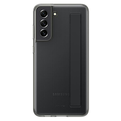 Samsung clear strap cover case cover for samsung galaxy s21 fe gray (ef-xg990cbegww)