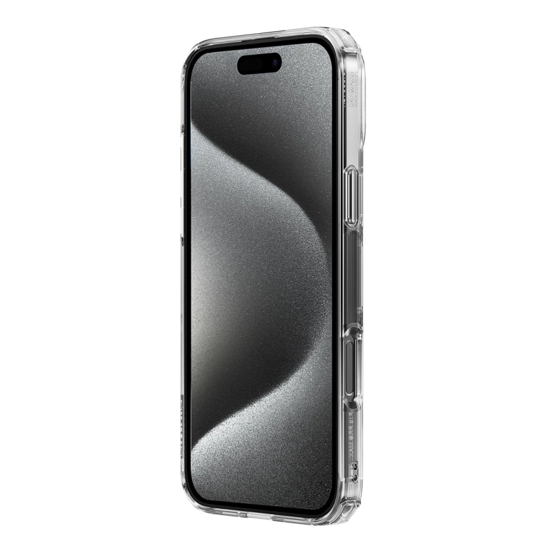 Etui Nillkin Nature Pro Case na iPhone 16 Pro - przezroczysto-białe