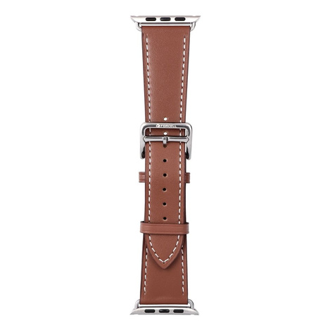 Pasek do Apple Watch Forcell F-Design FA20 magnetyczny skóra ekologiczna 38 / 40 / 41 mm brązowy
