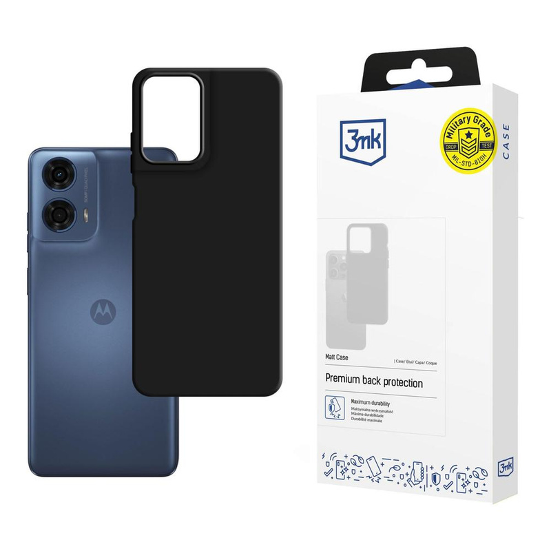 3MK Matt Case Motorola Moto G24 Power czarny/black