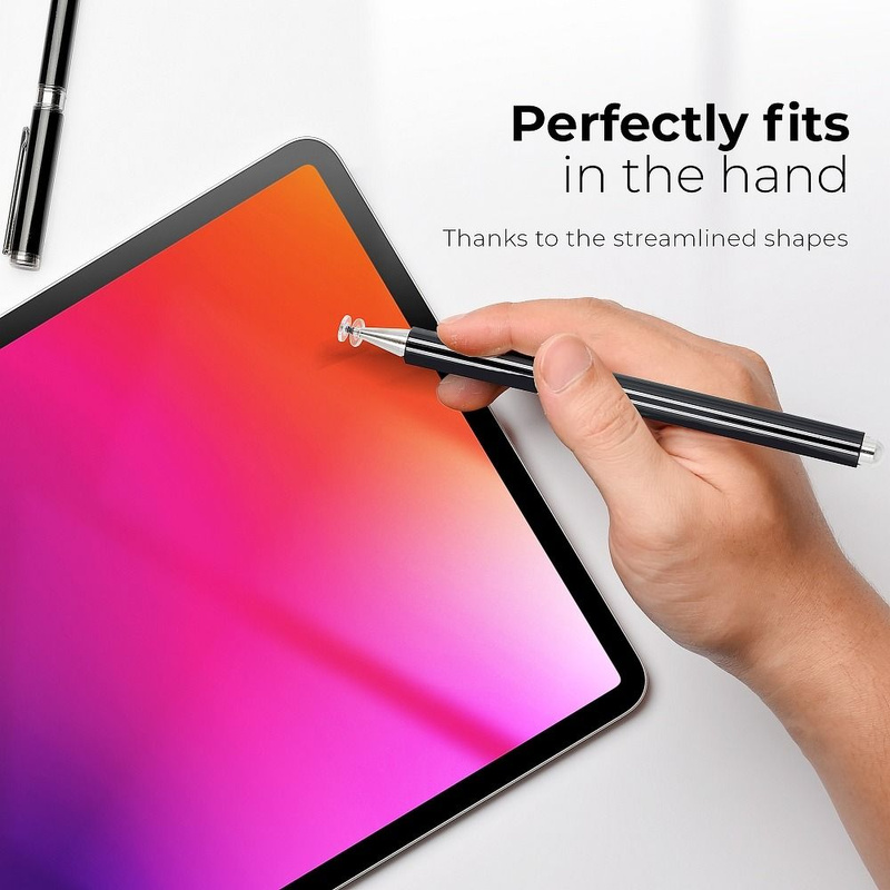 Rysik do ekranów dotykowych pojemnościowy czarny