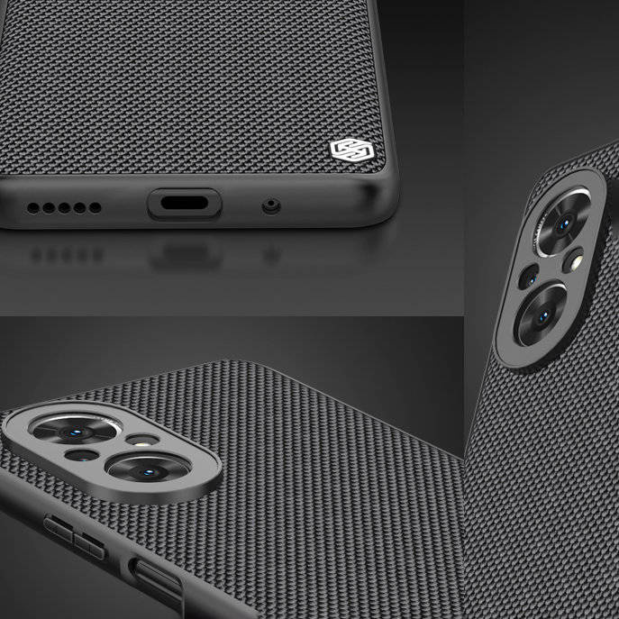 Nillkin Textured Case a durable reinforced case with a gel frame and nylon on the back Honor 50 SE black