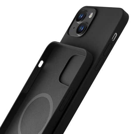 Apple iPhone 14 Plus - 3mk Hardy Silicone MagCase Graphite