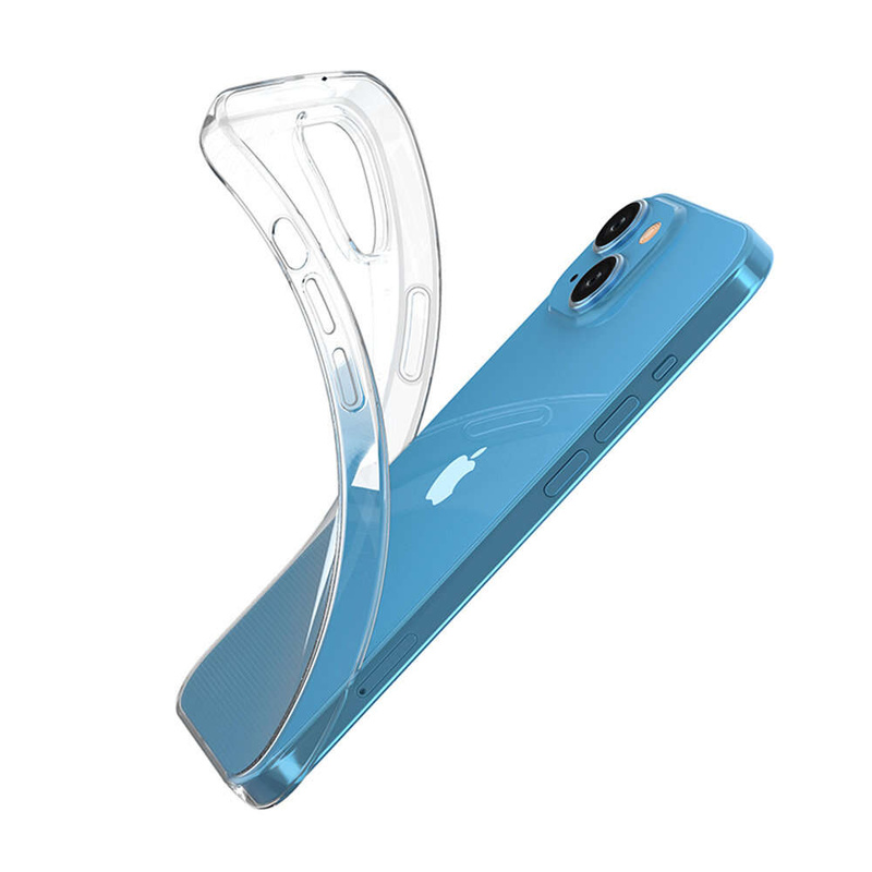 iPhone 15-Hülle aus der Ultra Clear-Serie in transparenter Farbe
