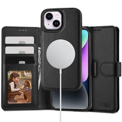 Etui APPLE IPHONE 15 Tech-Protect Wallet MagSafe czarne